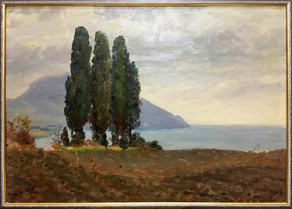 Oil painting Shore landscape I. V. Kisil