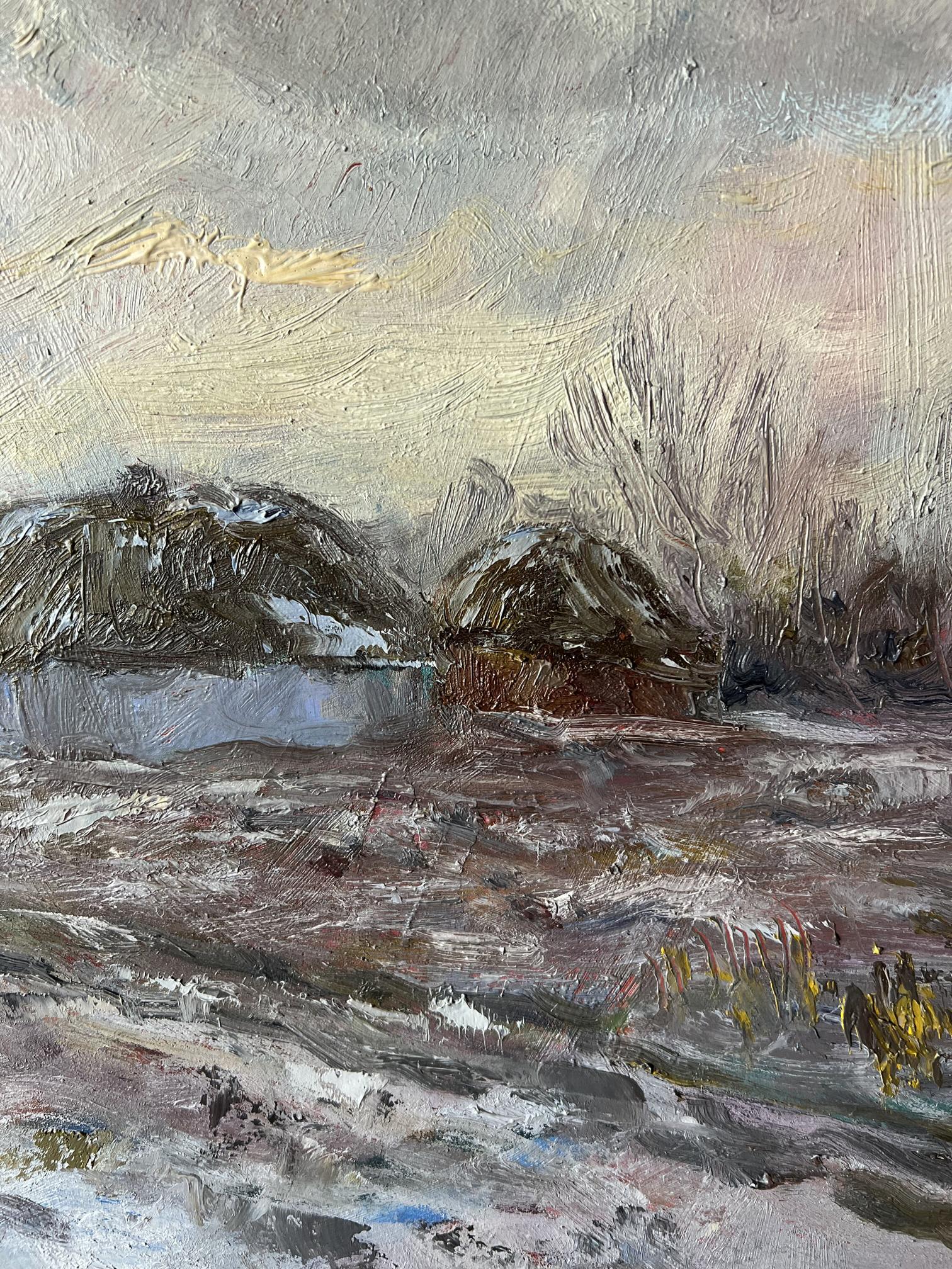 Winter Village landscape 
