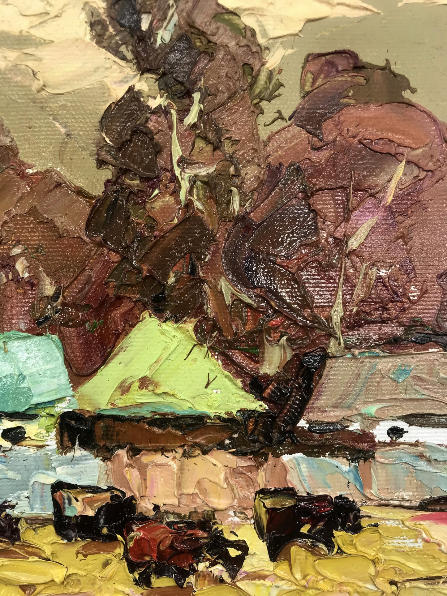 Village landscape Art 