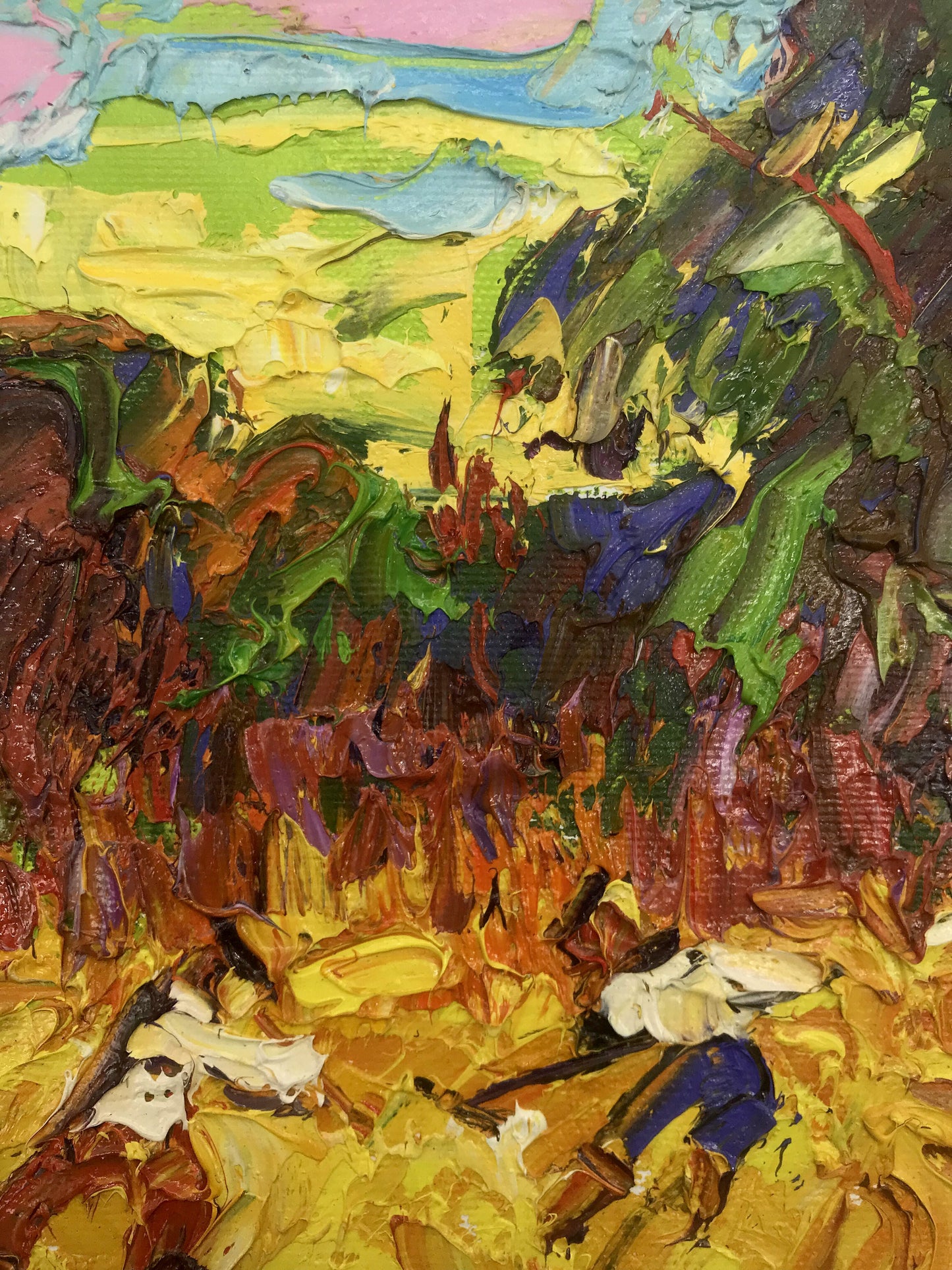 Village landscape Art 