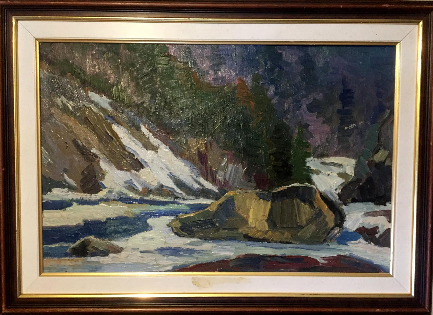 Oil painting Snow plain Kharchenko Vladimir Ivanovich