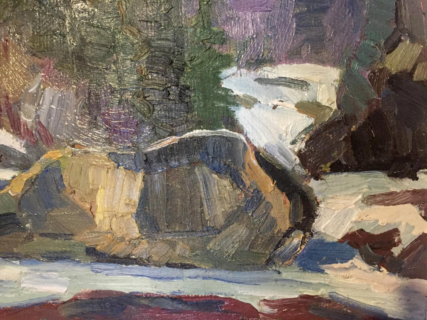 Oil painting Snow plain Kharchenko Vladimir Ivanovich