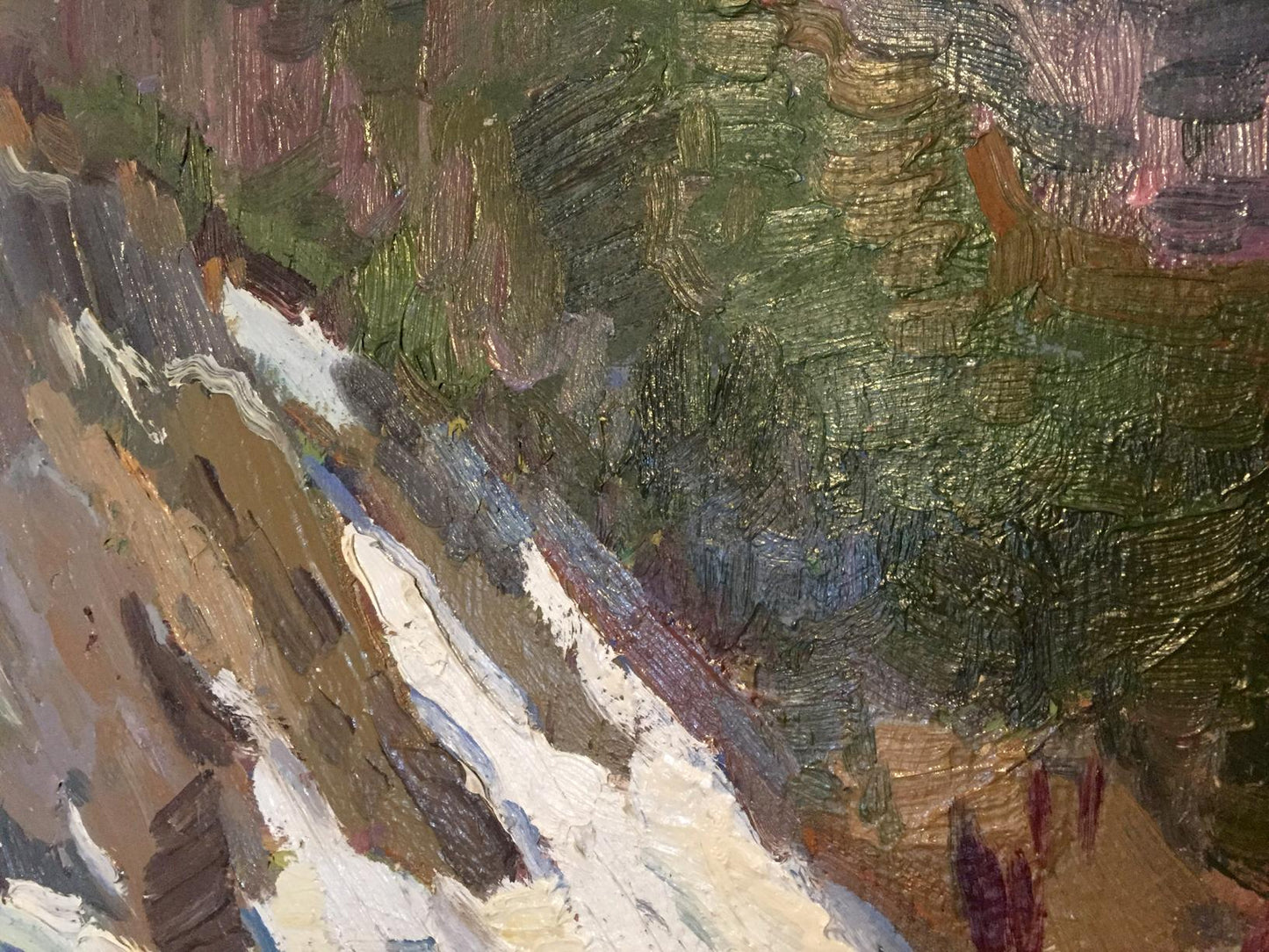 Oil painting Snow plain Kharchenko Vladimir Ivanovich