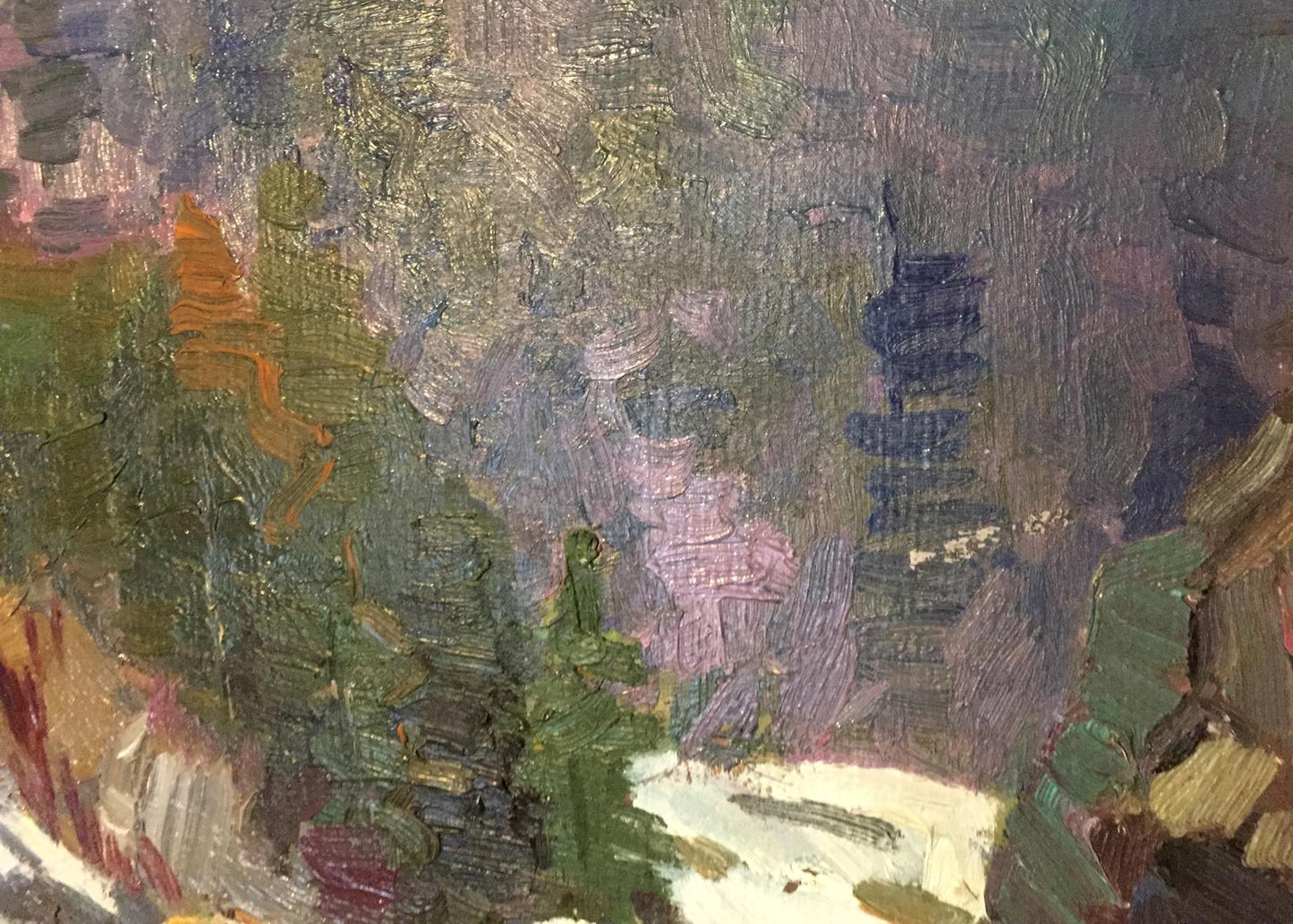 Oil painting Snow plain Kharchenko Vladimir Ivanovich