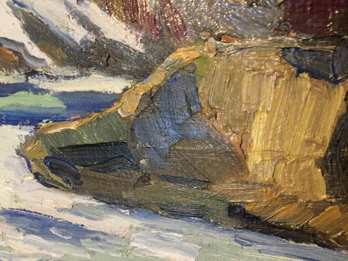 Oil painting Snow plain Kharchenko Vladimir Ivanovich