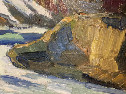 Oil painting Snow plain Kharchenko Vladimir Ivanovich