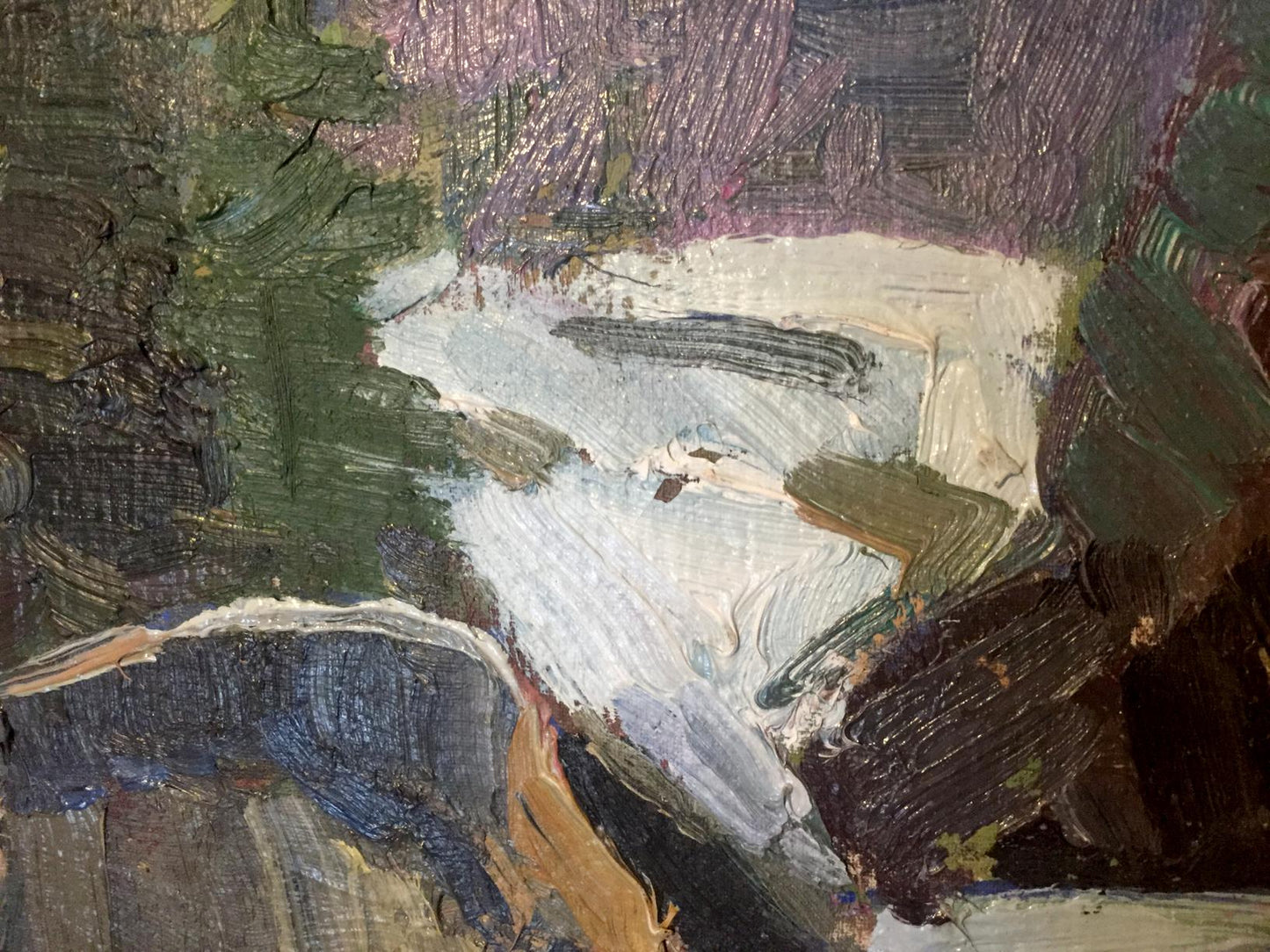 Oil painting Snow plain Kharchenko Vladimir Ivanovich