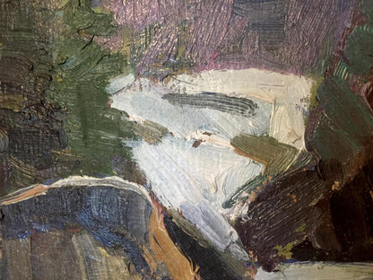 Oil painting Snow plain Kharchenko Vladimir Ivanovich