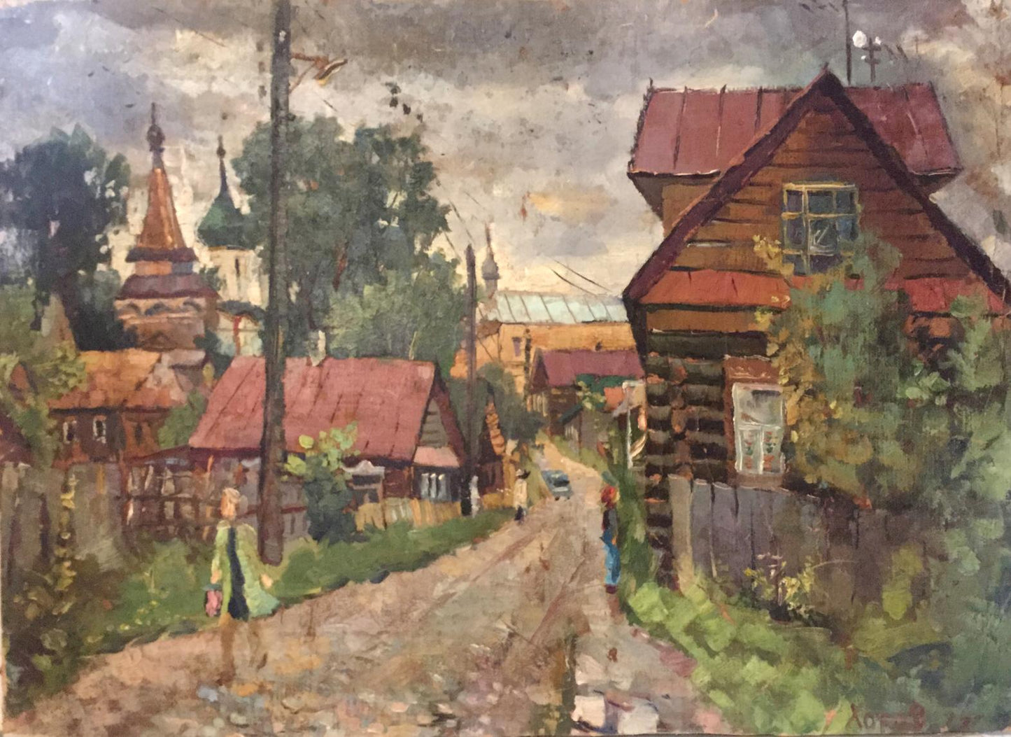 Oil painting Country life Alexander Horov