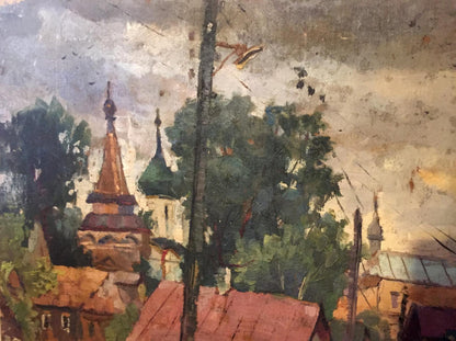 Oil painting Country life Alexander Horov