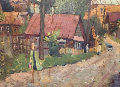 Oil painting Country life Alexander Horov