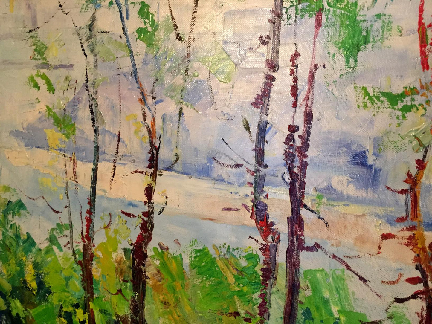 Oil painting Forest park Titko Stepan Ilich