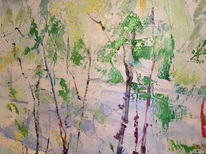 Oil painting Forest park Titko Stepan Ilich