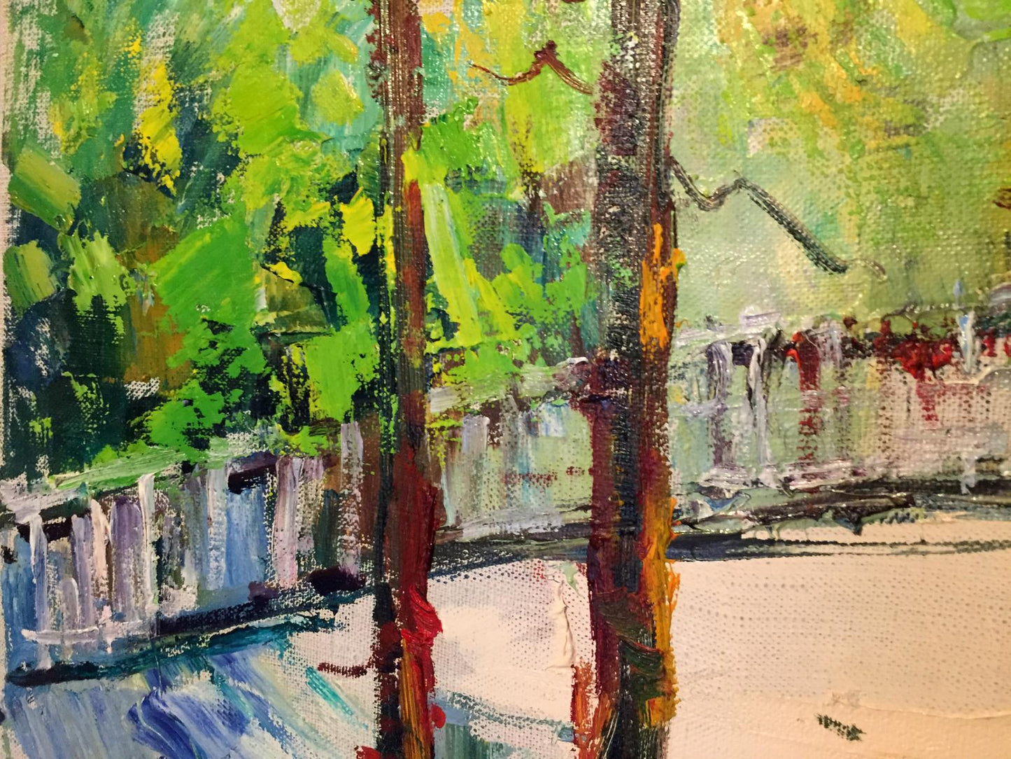 Oil painting Forest park Titko Stepan Ilich