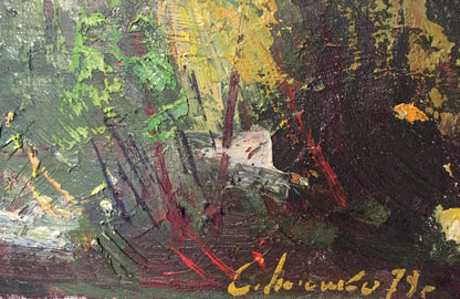 Oil painting Forest Titko Stepan Ilich