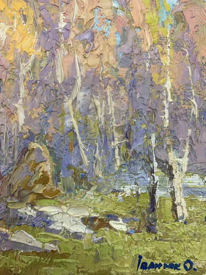 Spring Forest landscape
