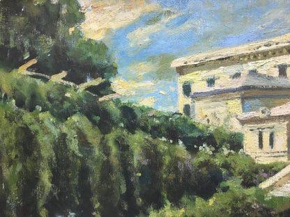 Oil painting Garden estate Dumenko Sergey Danilovich