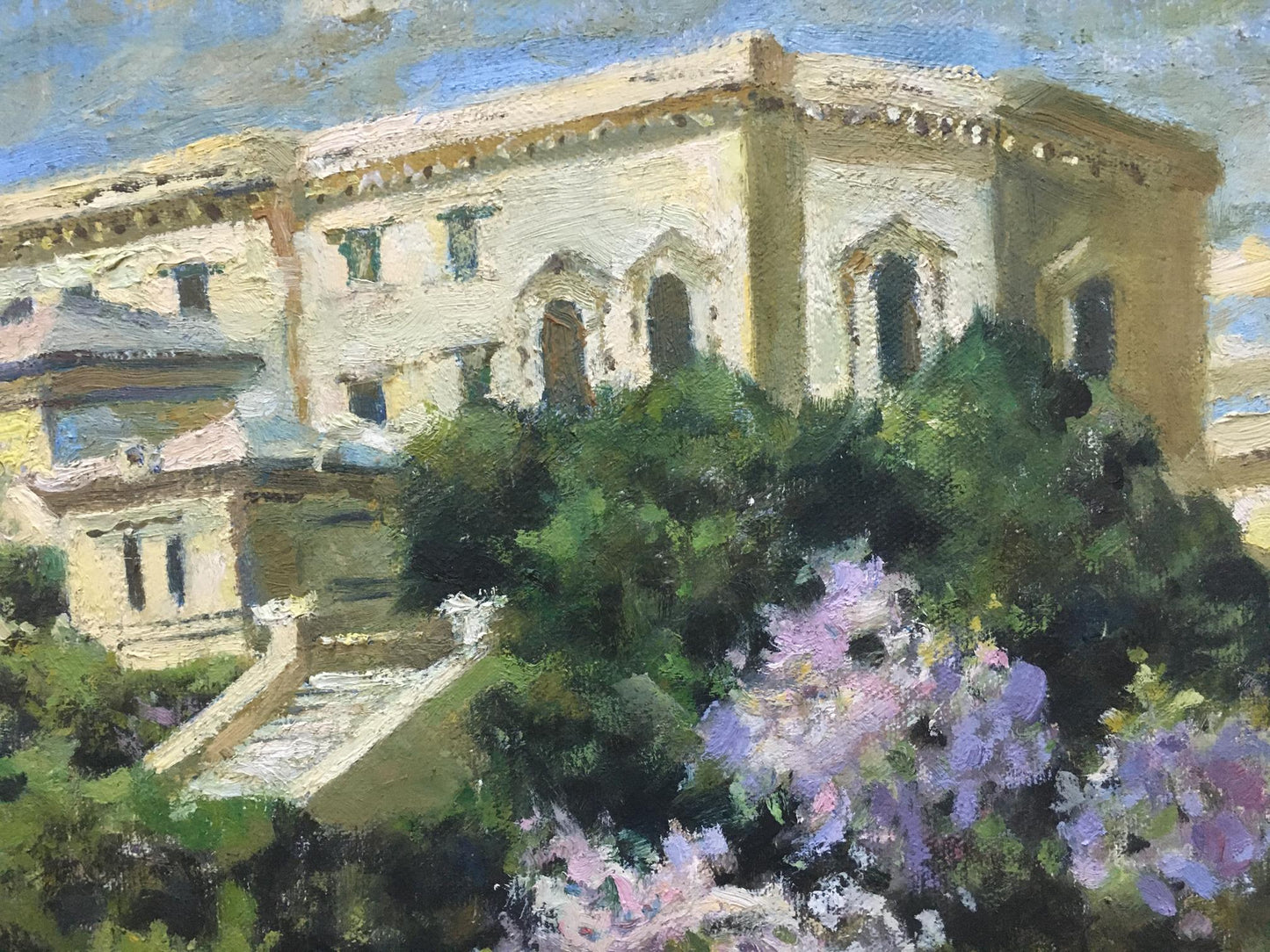 Oil painting Garden estate Dumenko Sergey Danilovich