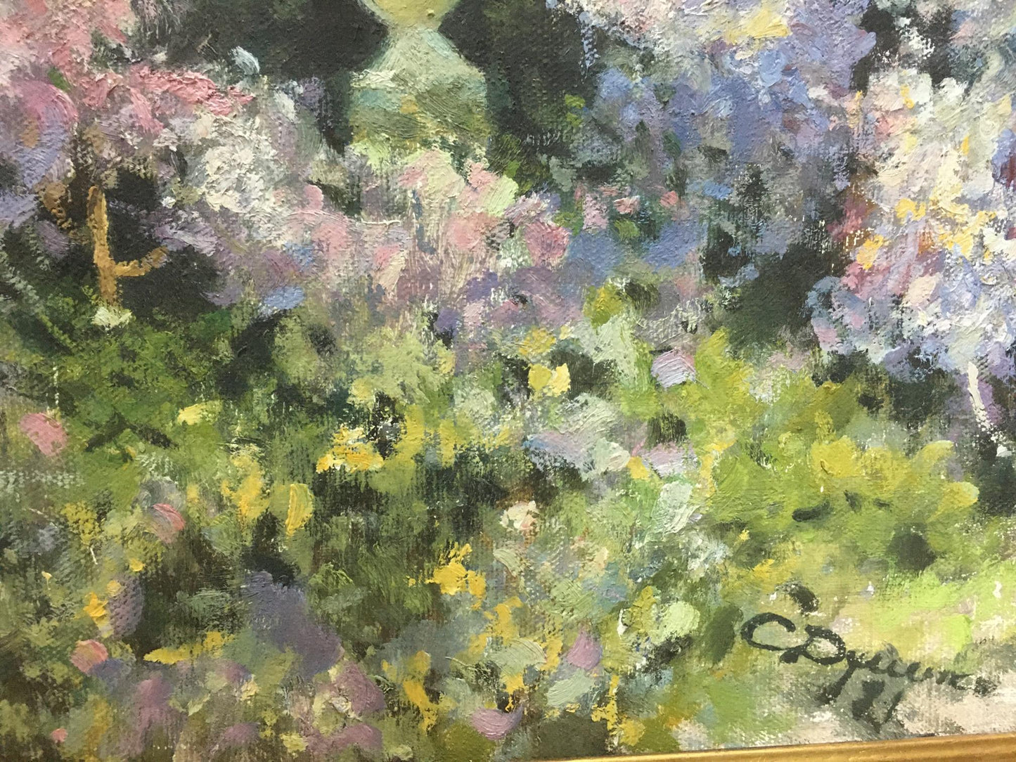 Oil painting Garden estate Dumenko Sergey Danilovich