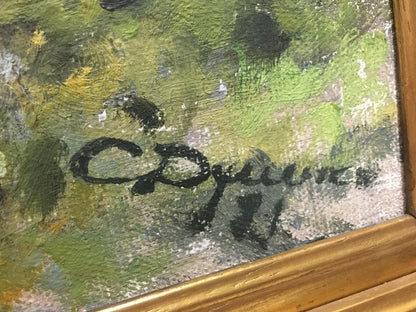 Oil painting Garden estate Dumenko Sergey Danilovich