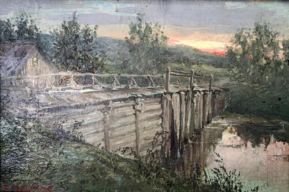Oil painting Sunset A. Cherkas