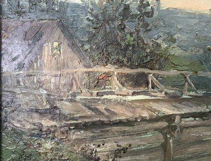 Oil painting Sunset A. Cherkas