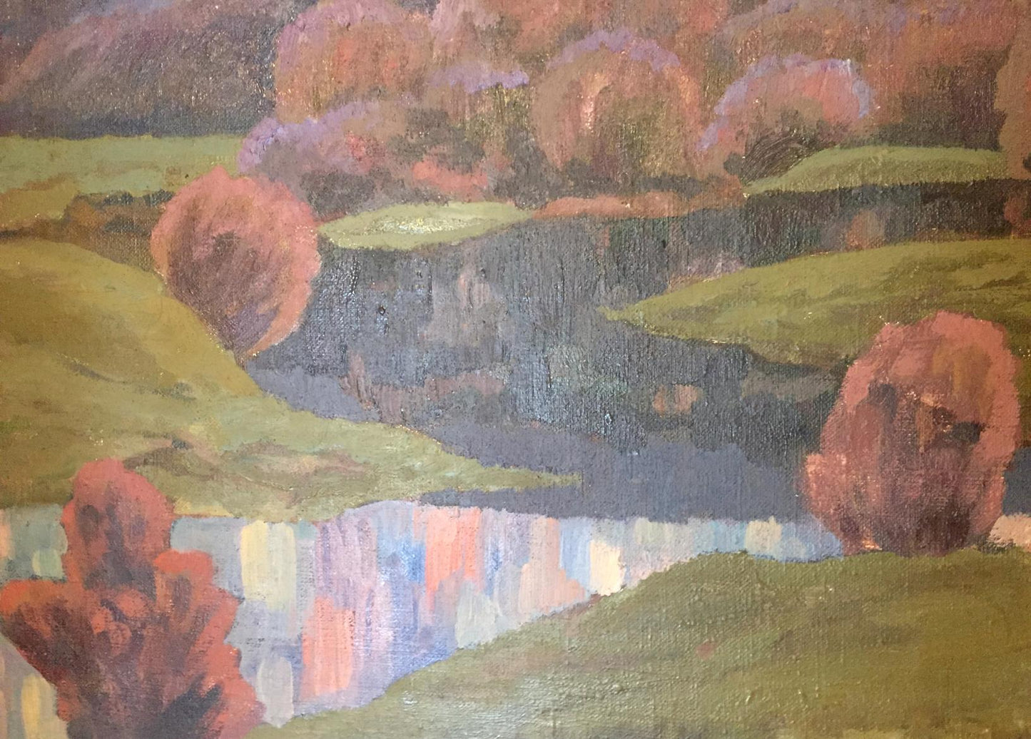 Oil painting After the rain Kudrin Viktor Petrovich