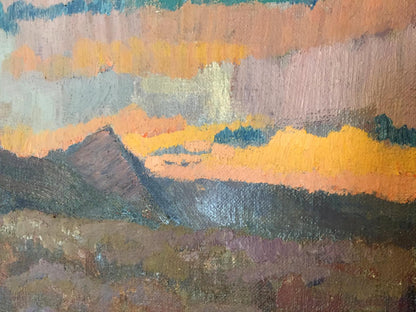 Oil painting After the rain Kudrin Viktor Petrovich