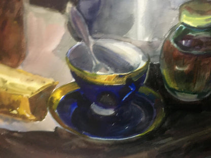 Watercolor painting Kettle Palazhchenko Irina