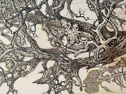 Pencil, Ink, painting Autumn sonnet Litvinov Oleg Arkad'yevich