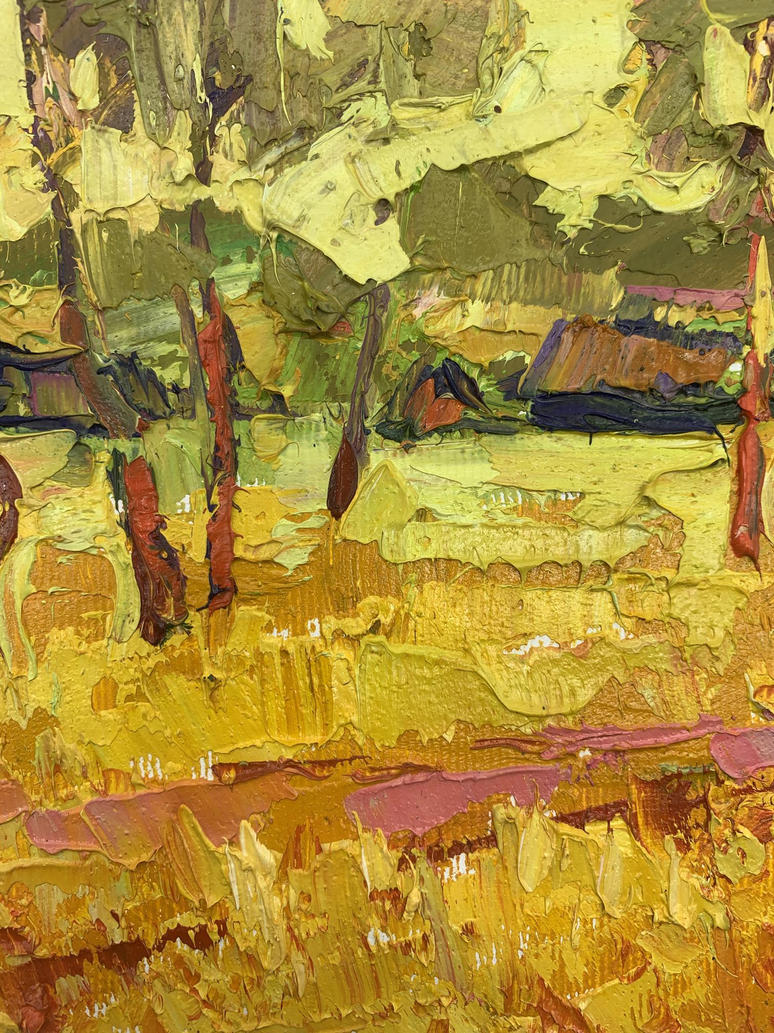 Oil Painting Summer Nature Landscape 