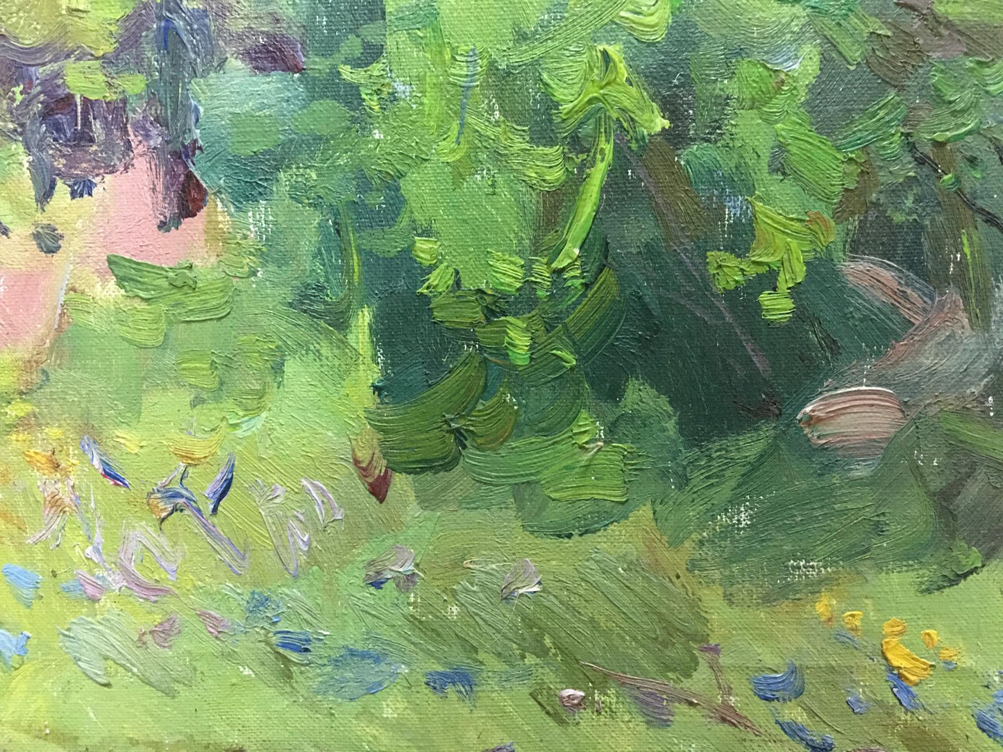 Oil painting Lilac blooms Bondar Ivan Ivanovich