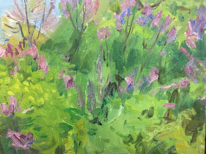 Oil painting Lilac blooms Bondar Ivan Ivanovich