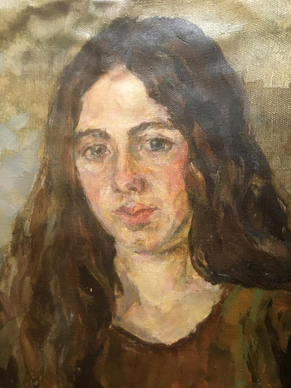 Oil painting Portrait of a girl Palazhchenko Irina