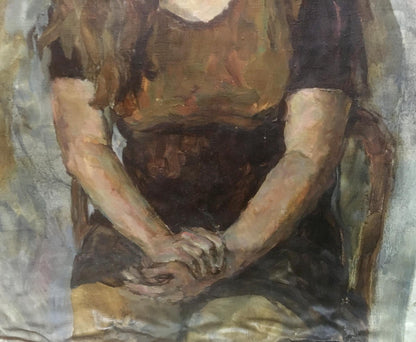 Oil painting Portrait of a girl Palazhchenko Irina