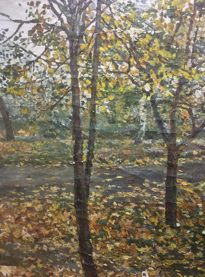 Oil painting Fall has come Palazhchenko Irina