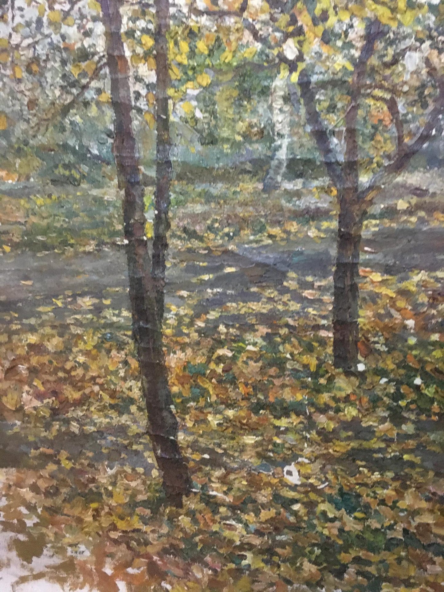 Oil painting Fall has come Palazhchenko Irina
