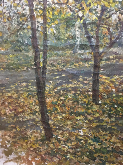 Oil painting Fall has come Palazhchenko Irina