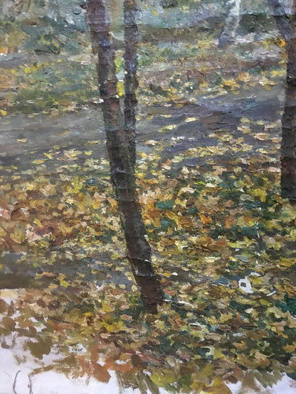 Oil painting Fall has come Palazhchenko Irina