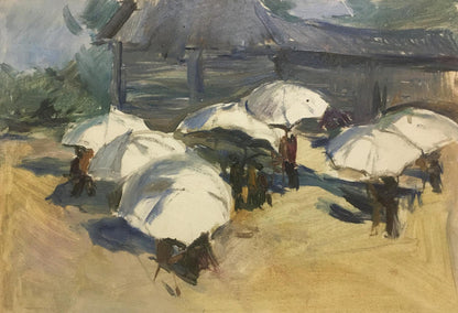 Oil painting On a rest Palazhchenko Irina