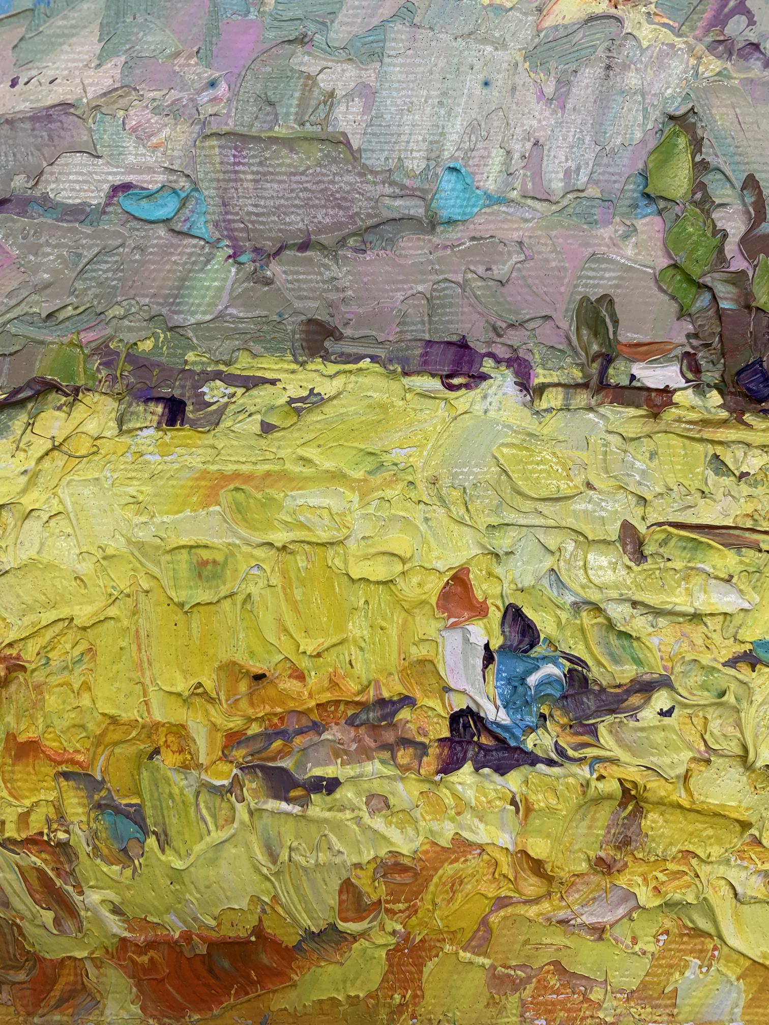 Oil Painting Summer Nature Landscape 
