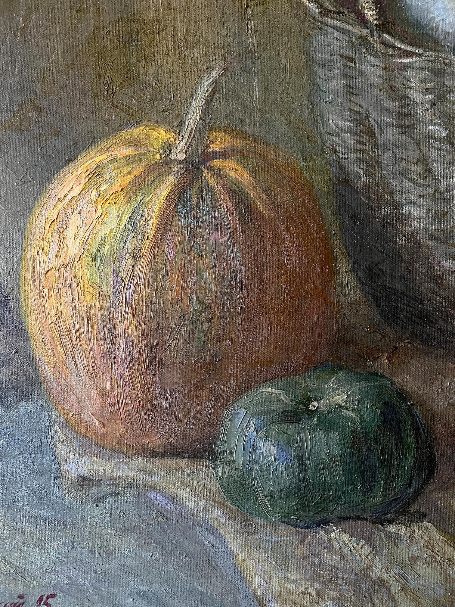 Oil painting Still life pantry 