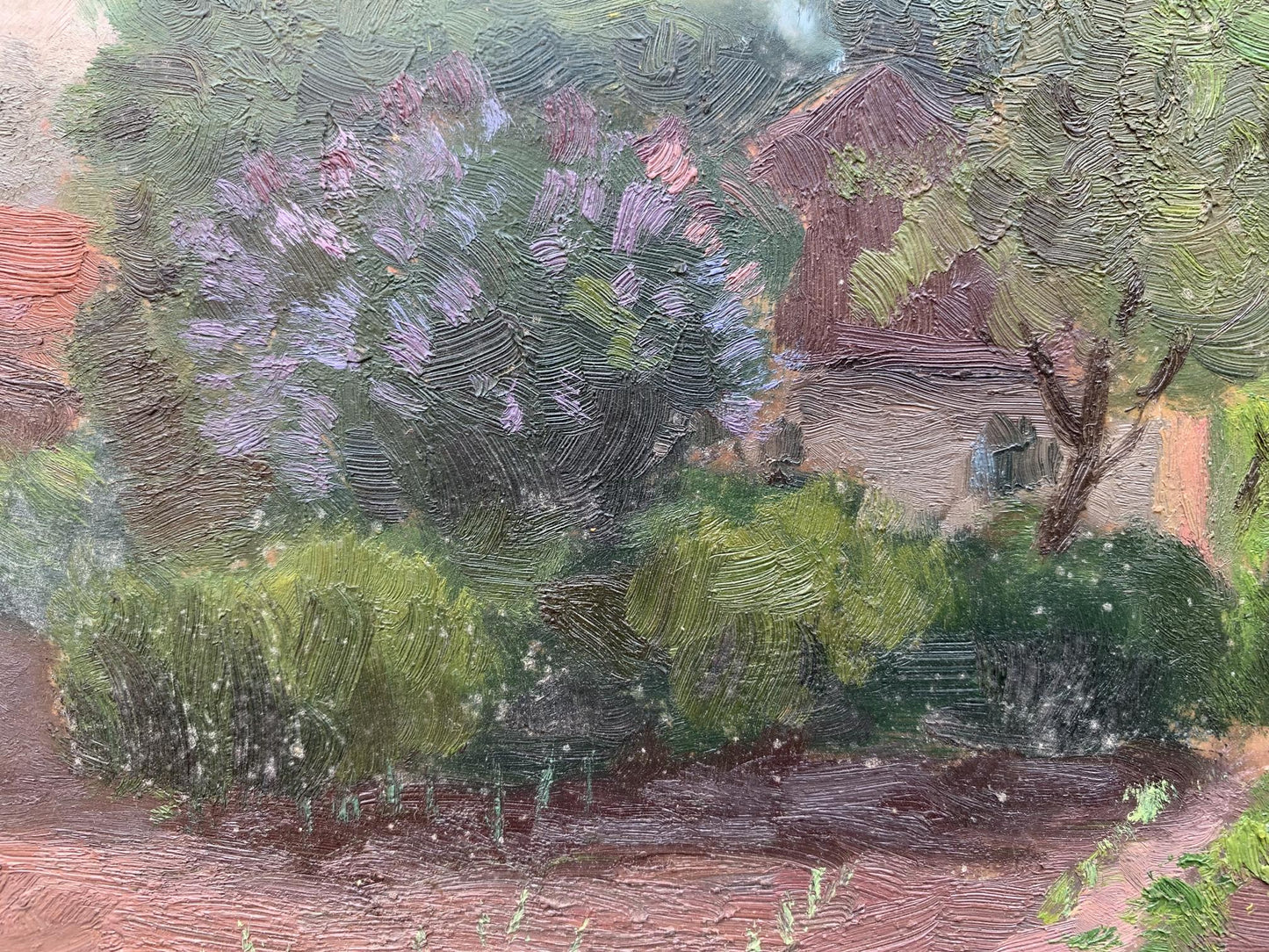 Oil painting Farmstead Ivan Kirillovych Tsyupka