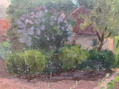 Oil painting Farmstead Ivan Kirillovych Tsyupka