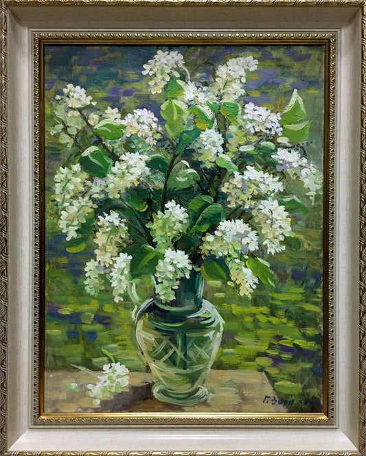 Oil painting Flowers Zorya (Zarya) Galina Denisovna