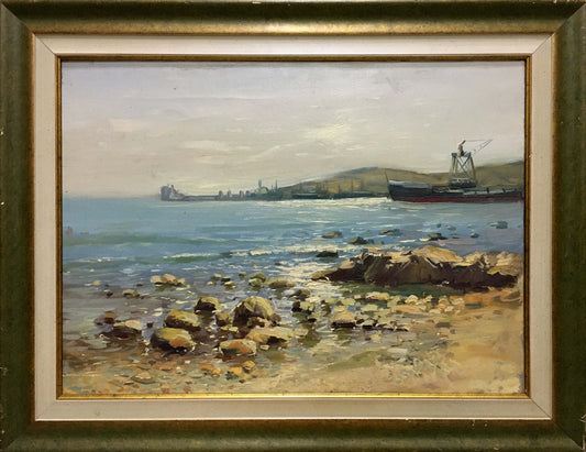 Oil painting Near the shore Miroshnik Konstantin Vyacheslavovich