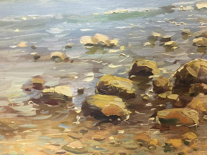Oil painting Near the shore Miroshnik Konstantin Vyacheslavovich