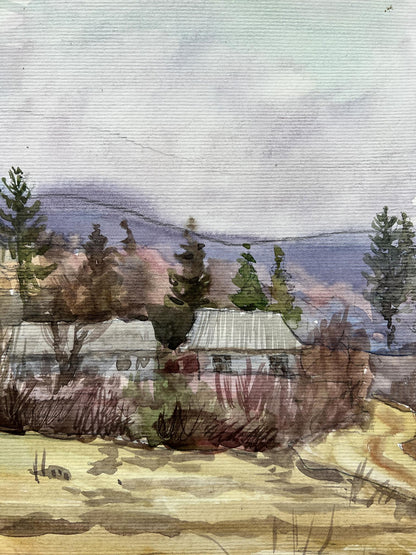 Mountain Rural landscape 