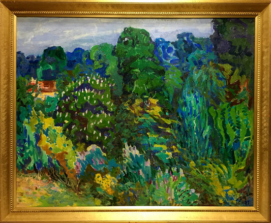 Oil painting Garden Glushchenko Nikolay Petrovich