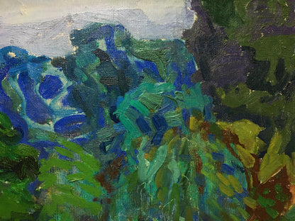 Oil painting Garden Glushchenko Nikolay Petrovich
